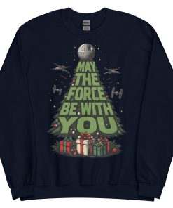 May The Force Be With You Christmas Jumper Space Wars