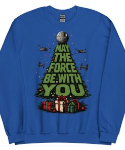 May The Force Be With You Christmas Jumper Space Wars