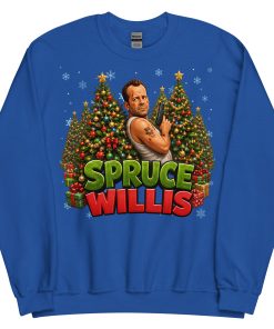 Spruce Willis Funny Die Hard Christmas Jumpers