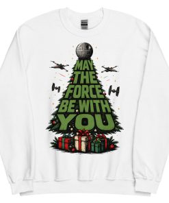 May The Force Be With You Christmas Jumper Space Wars