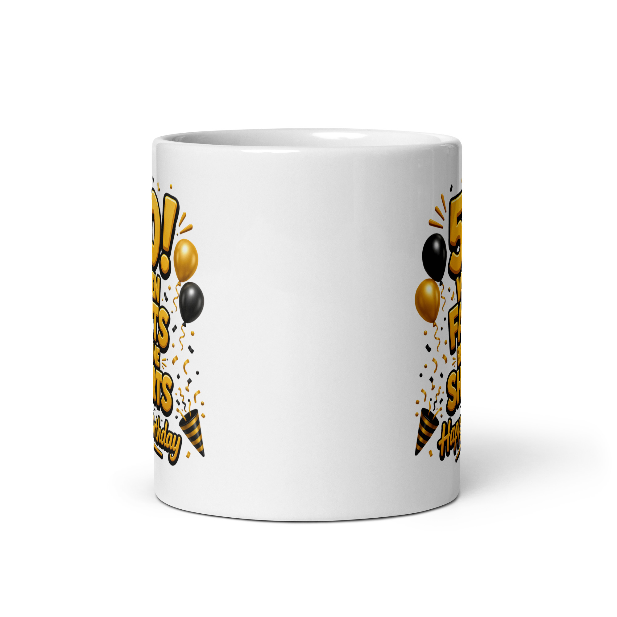 50th Birthday Mug 50 When Farts Become Sharts Funny Mugs