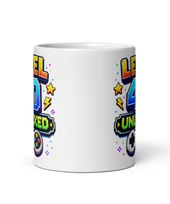 Level 40 Unlocked Video Game Mug 40th Birthday Gift