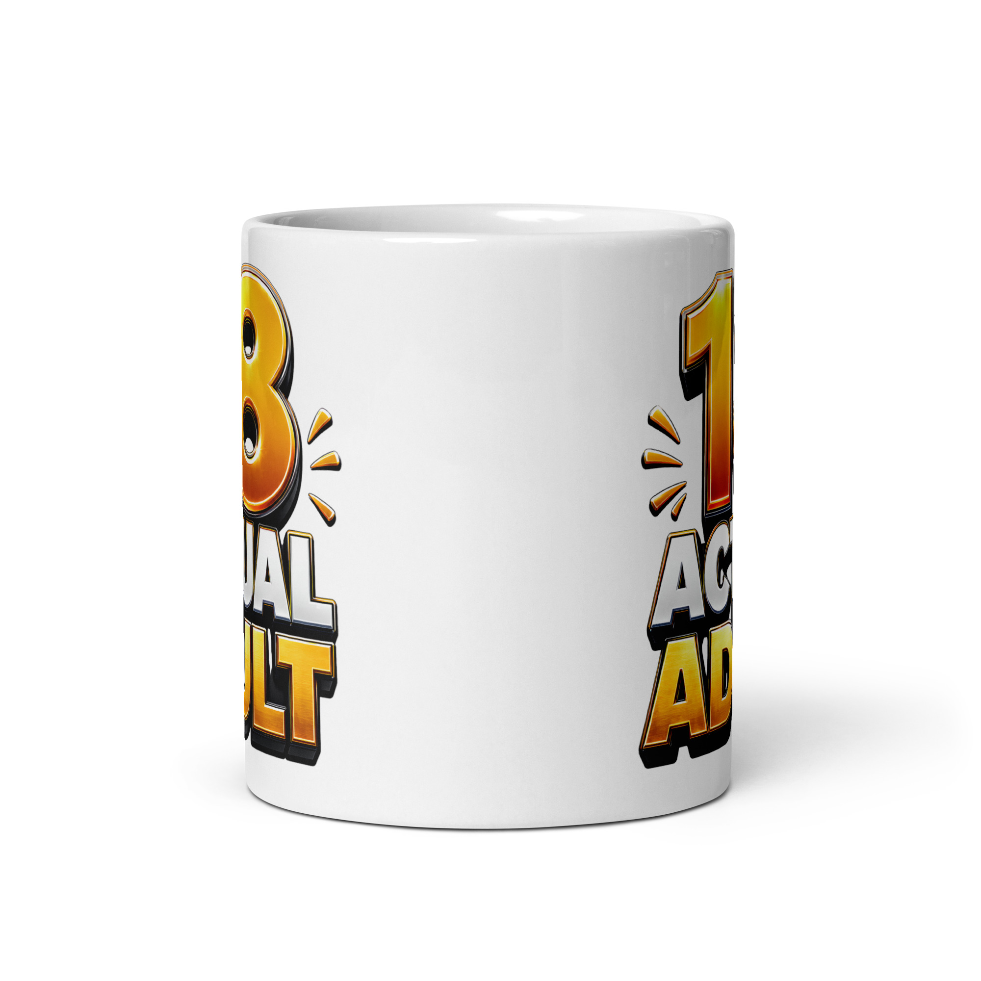 18 Actual Adult Mug Funny 18th Birthday Gift Mugs