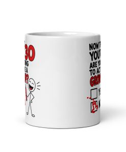 30th Birthday Mug Will You Act Your Age Yes Nob Mugs