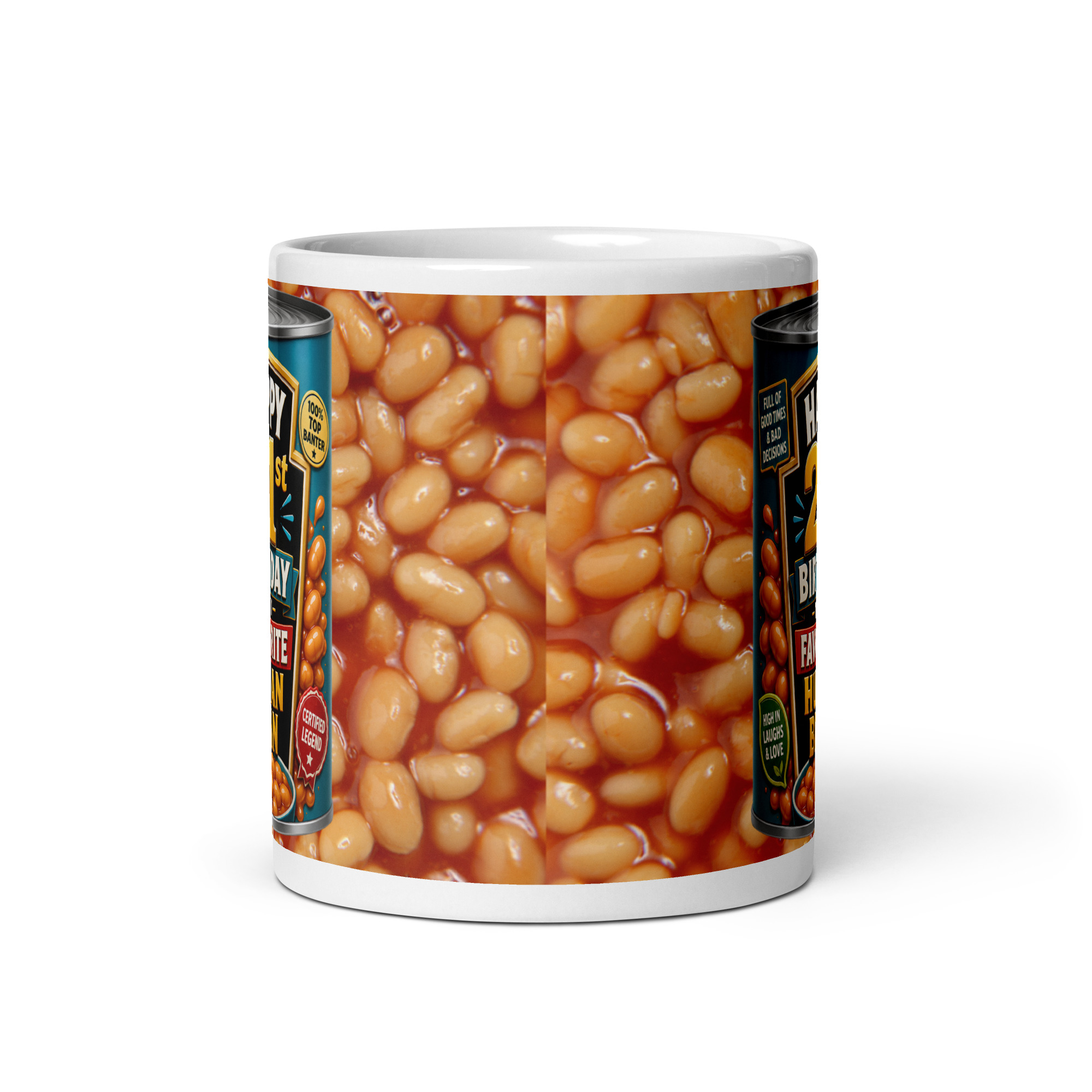 21st Birthday Mugs Baked Beans To My Favourite Human Bean