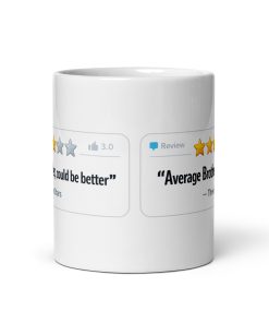Funny Brother Review Mug Average Brother Birthday Gift Mugs