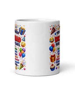 Dickhead For 50 Years Funny Rude 50th Birthday Gift Mug