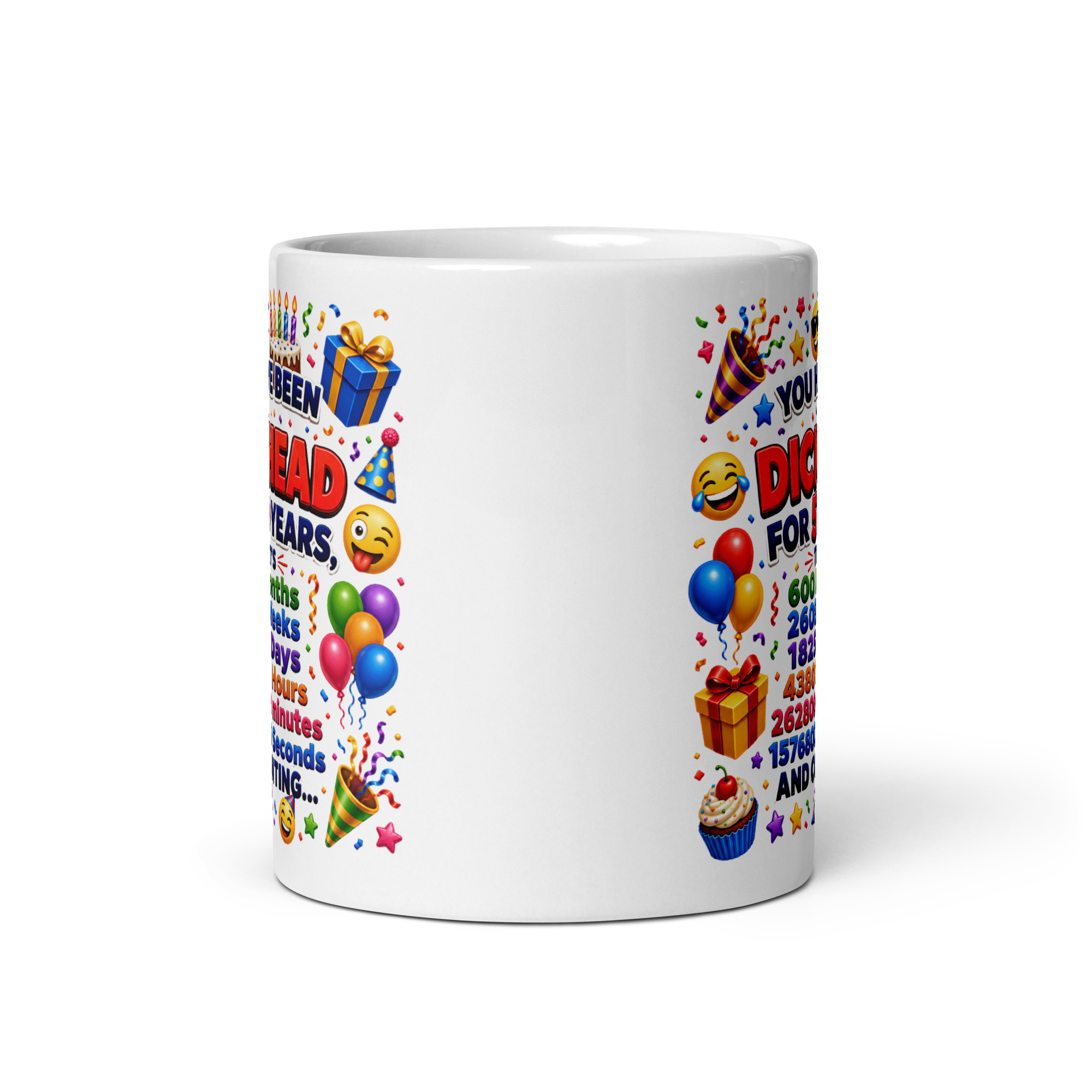 Dickhead For 50 Years Funny Rude 50th Birthday Gift Mug
