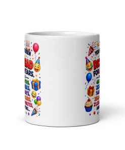 Dickhead For 40 Years Funny Rude 40th Birthday Gift Mug