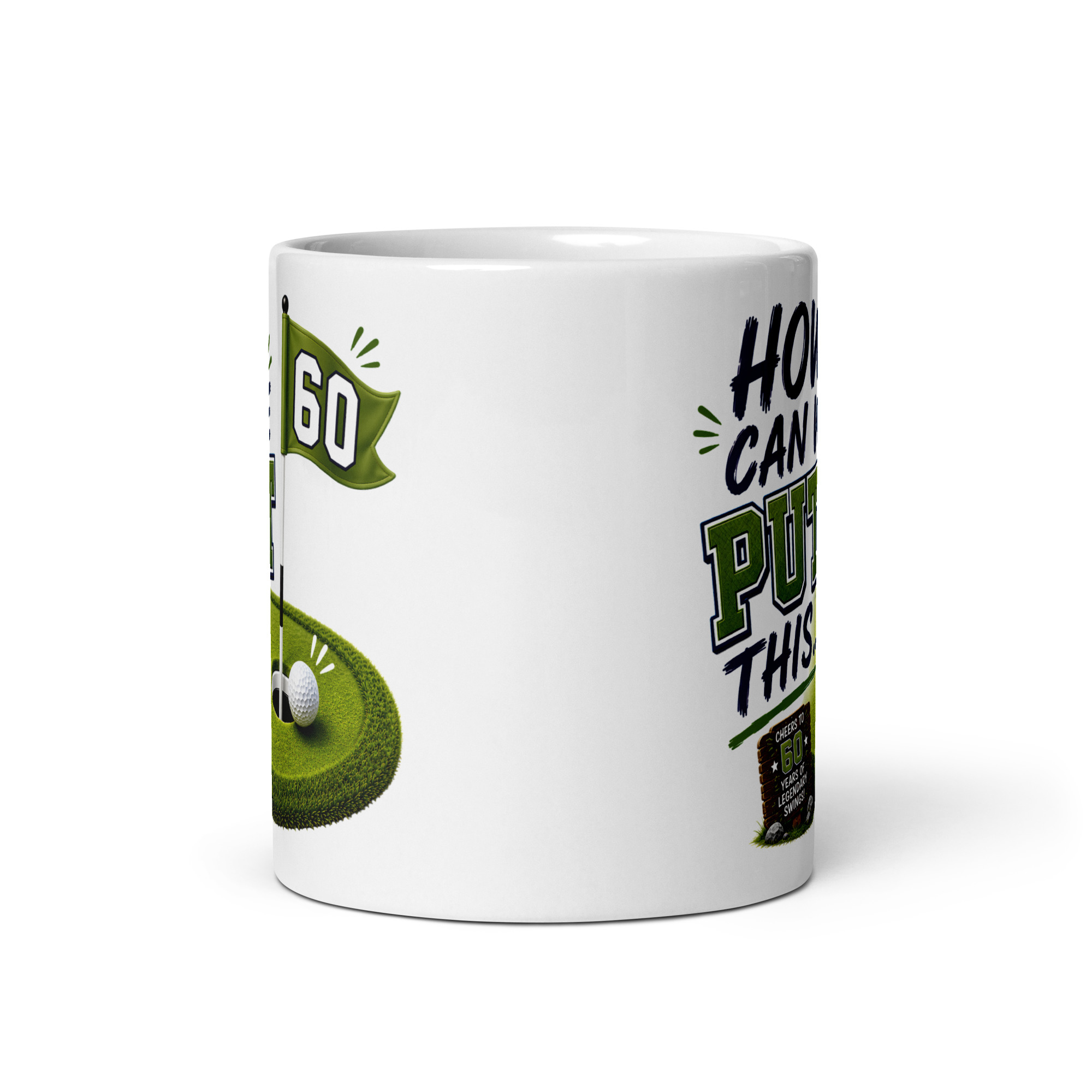 Funny 60th Birthday Mug For Golfers