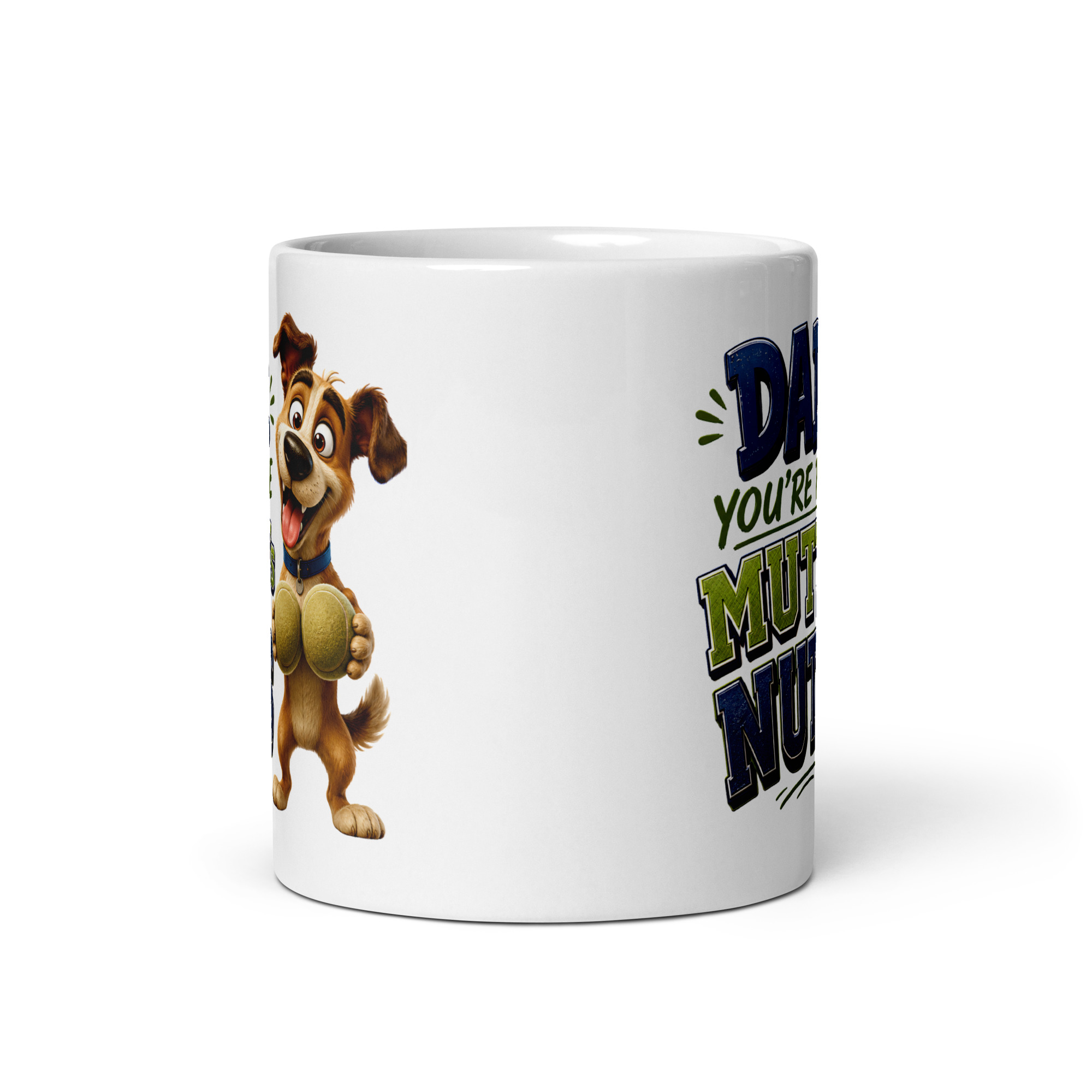 Dad You’re The Mutt’s Nuts Funny Mug For Dads