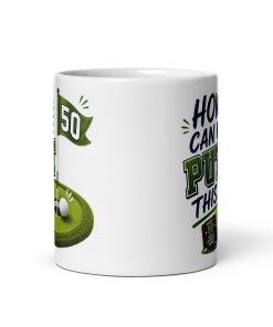 50th Birthday Golf Mug For Golfers