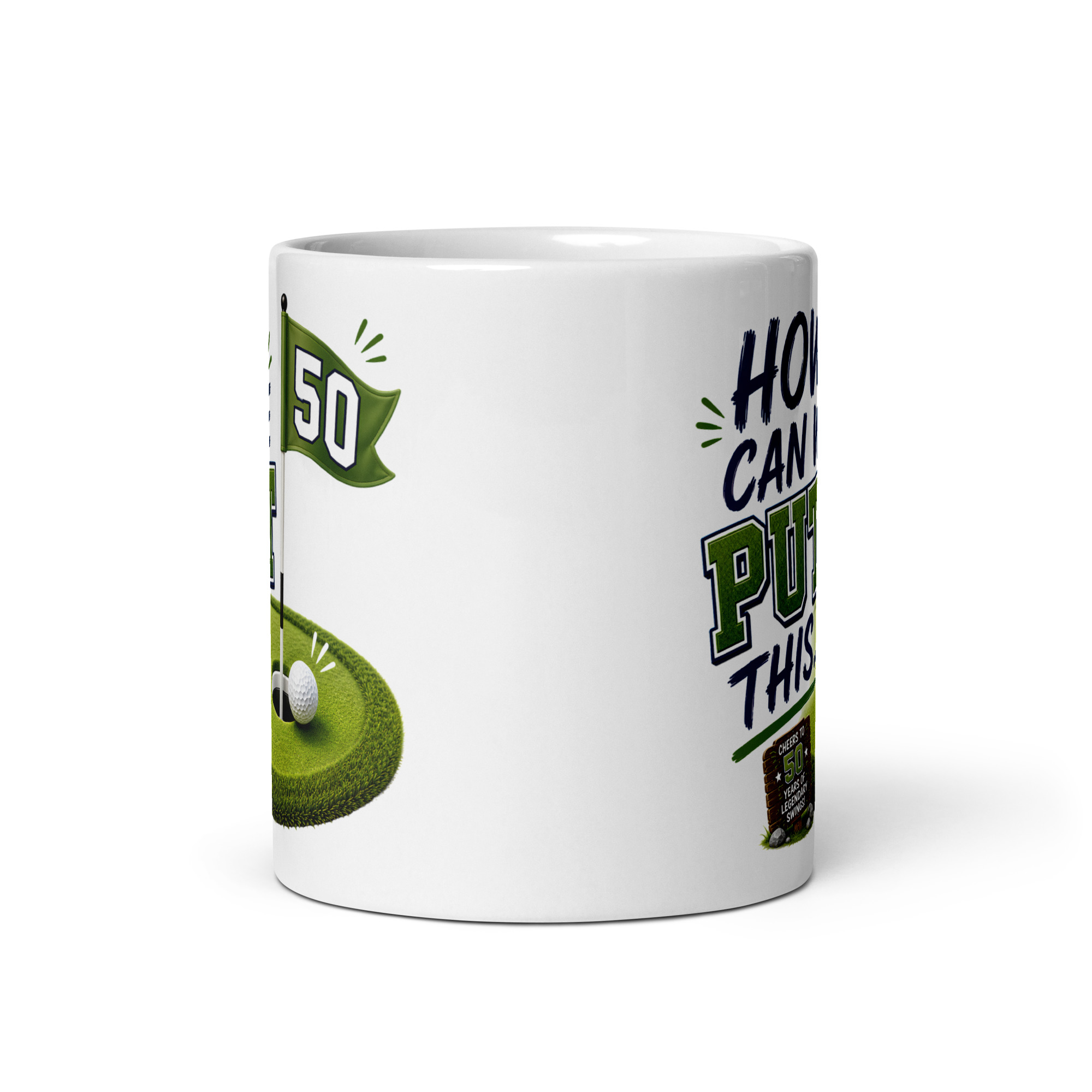50th Birthday Golf Mug For Golfers