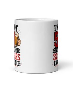 50th Birthday Mug For Him 32 Years Experience Being 18