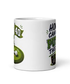 Golf 40th Birthday Mug For Golfers