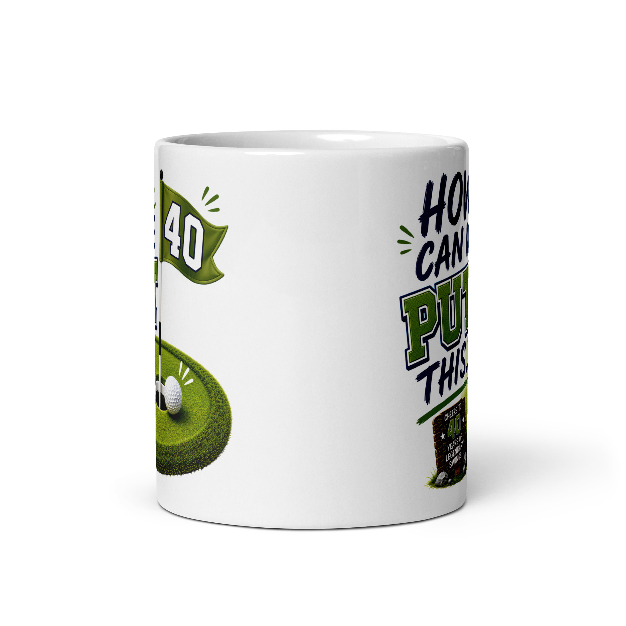Golf 40th Birthday Mug For Golfers