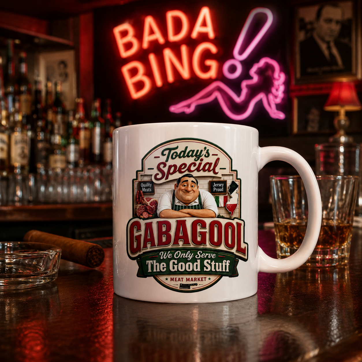 New Jersey Funny Gabagool Mug