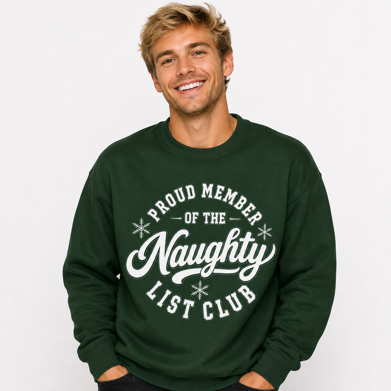 Proud Member of The Naughty List Club Christmas Jumpers