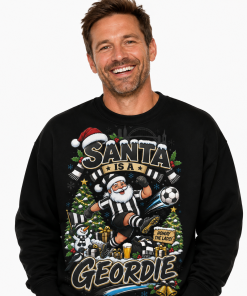 Santa Is A Geordie Christmas Jumpers