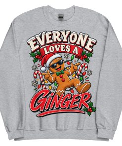 Everyone Loves A Ginger Christmas Jumper for Gingers Gingerbread