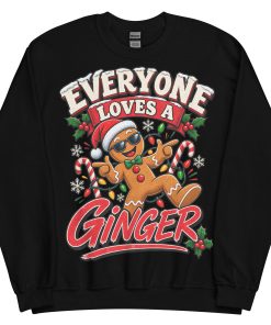 Everyone Loves A Ginger Christmas Jumper for Gingers Gingerbread