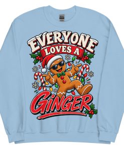 Everyone Loves A Ginger Christmas Jumper for Gingers Gingerbread