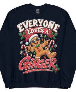 Everyone Loves A Ginger Christmas Jumper for Gingers Gingerbread