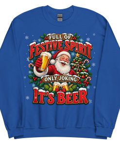 Full of Christmas Spirit – Only Joking It’s Beer Christmas Jumper