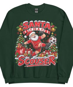 Funny Liverpool Christmas Jumpers Santa Is A Scouser
