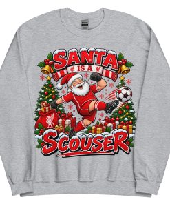 Funny Liverpool Christmas Jumpers Santa Is A Scouser