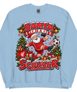 Funny Liverpool Christmas Jumpers Santa Is A Scouser