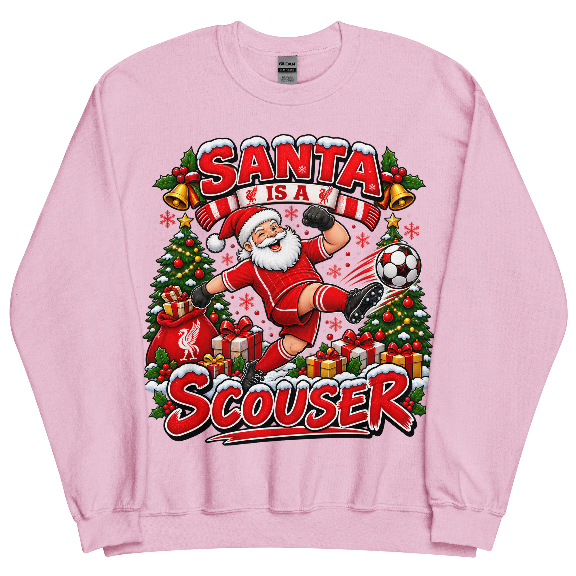 Funny Liverpool Christmas Jumpers Santa Is A Scouser
