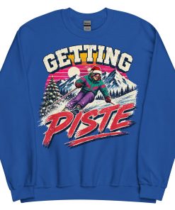 Getting Piste Ski Jumper Fun Christmas Jumper Skiing