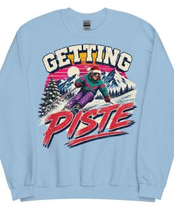 Getting Piste Ski Jumper Fun Christmas Jumper Skiing
