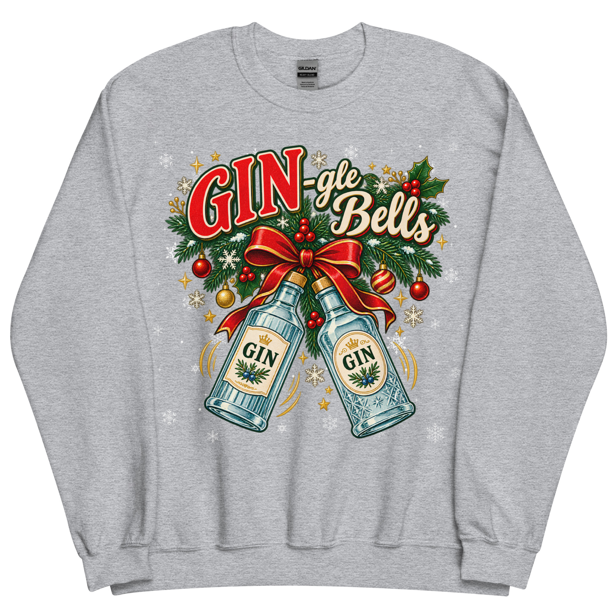 Gin-gle Bells Funny Christmas Jumpers for Gin Drinkers