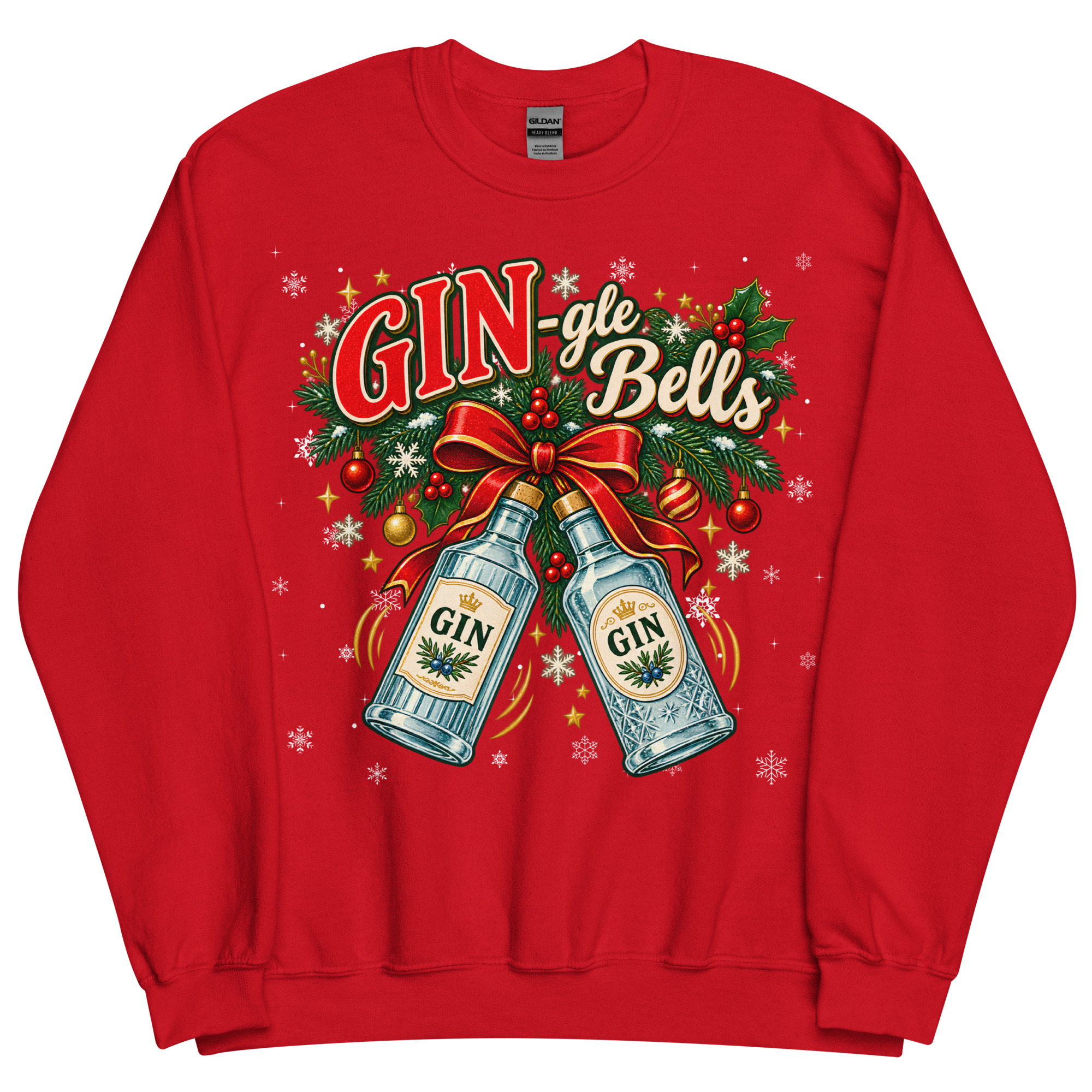 Gin-gle Bells Funny Christmas Jumpers for Gin Drinkers
