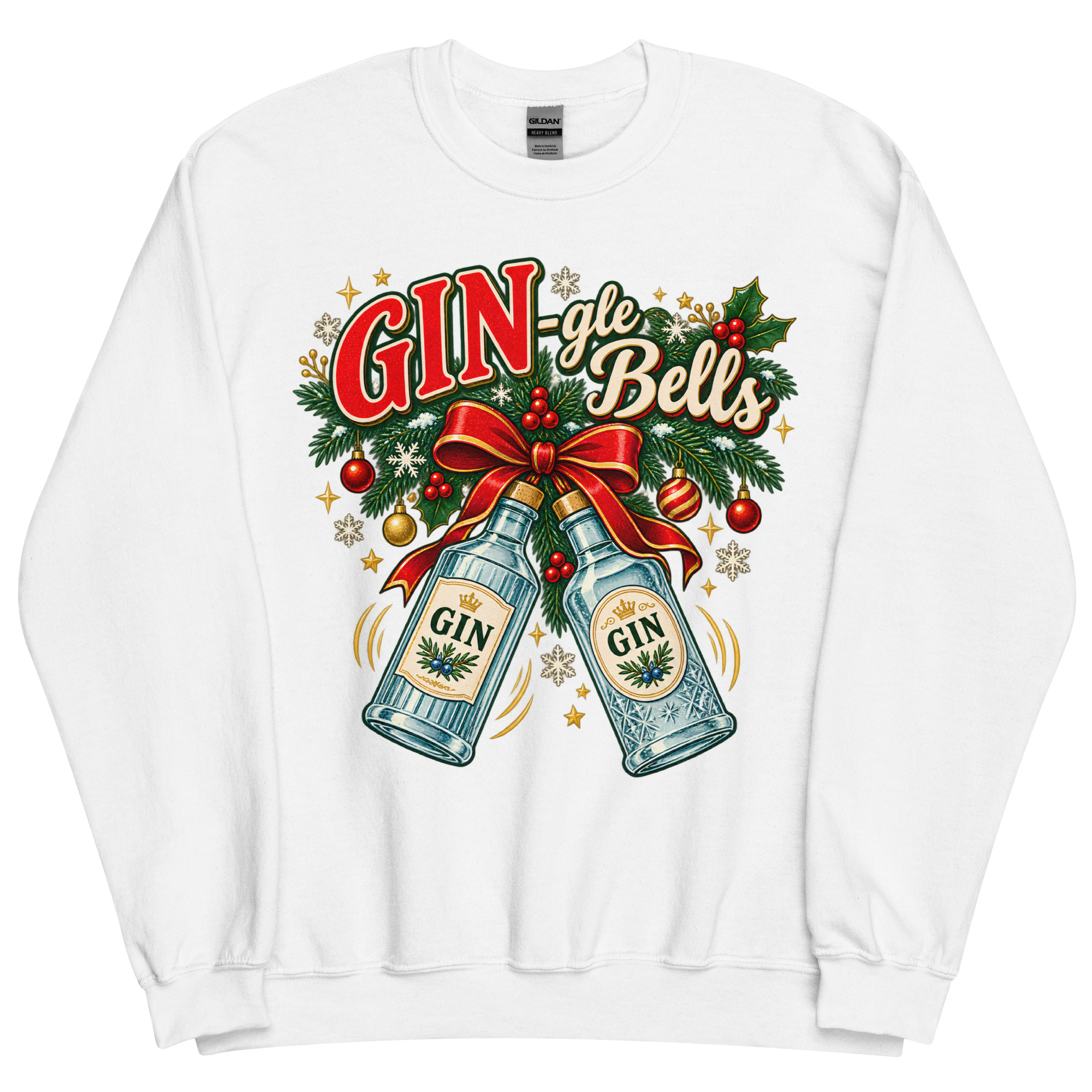 Gin-gle Bells Funny Christmas Jumpers for Gin Drinkers