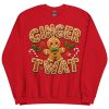 Ginger Twat Christmas Jumper Sweatshirt Gingerbread Man
