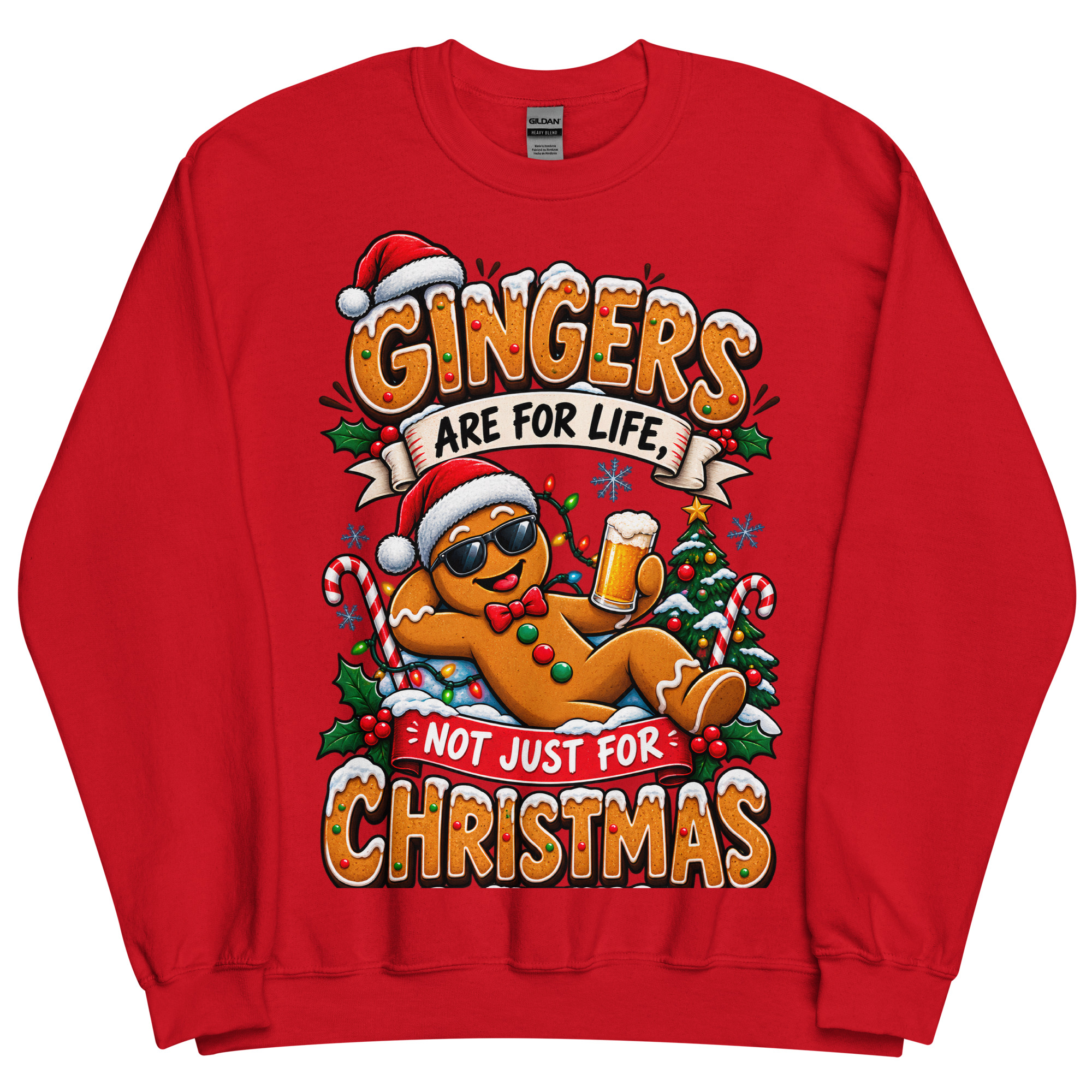Gingers Are For Life Not Just Christmas Jumper Gift for Gingers