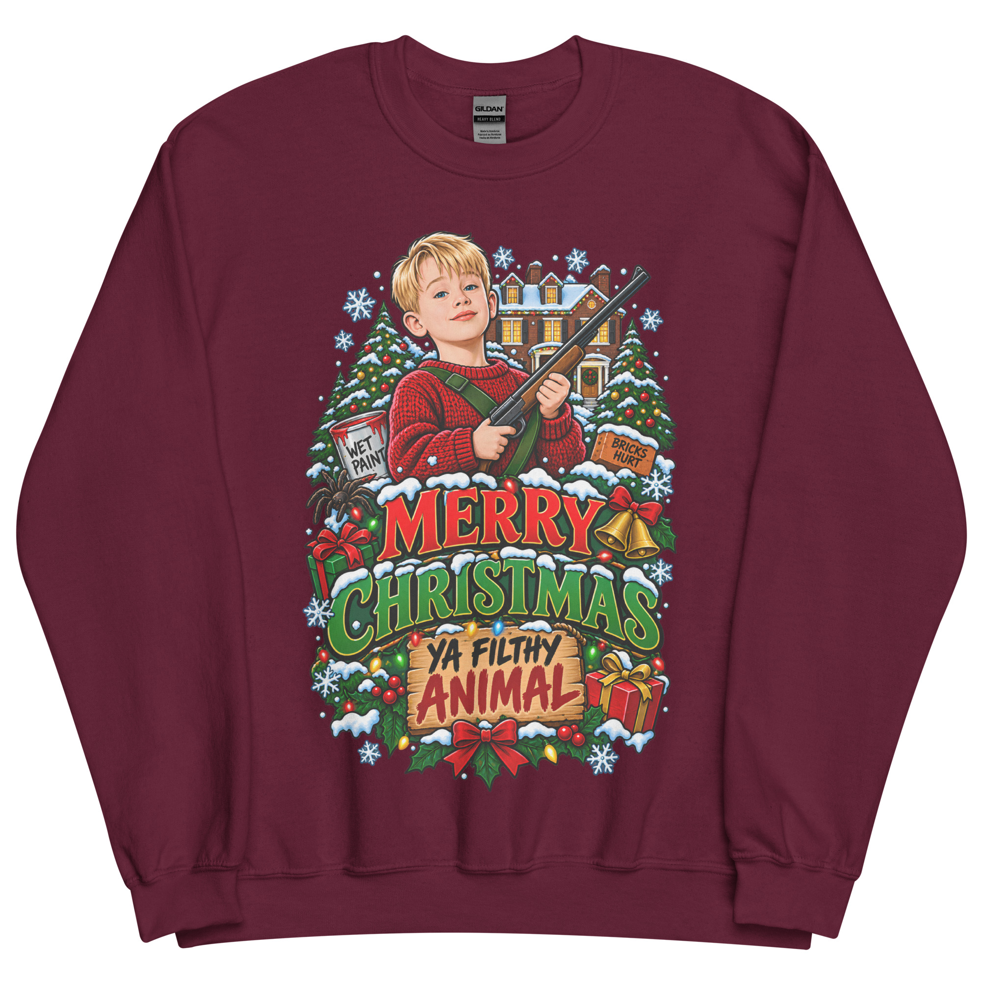 Merry Christmas Ya Filthy Animal Funny Christmas Jumpers