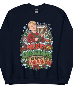 Merry Christmas Ya Filthy Animal Funny Christmas Jumpers