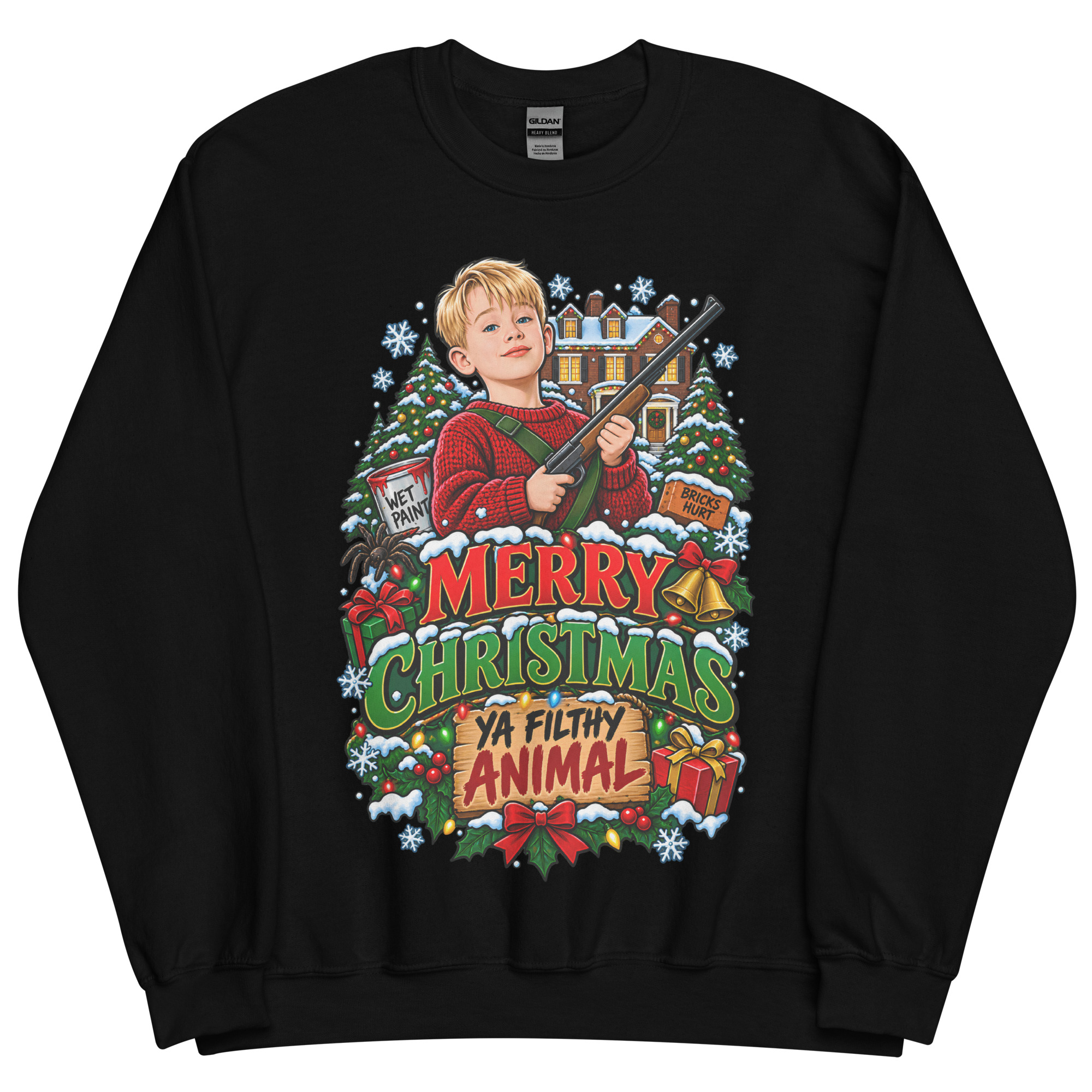 Merry Christmas Ya Filthy Animal Funny Christmas Jumpers