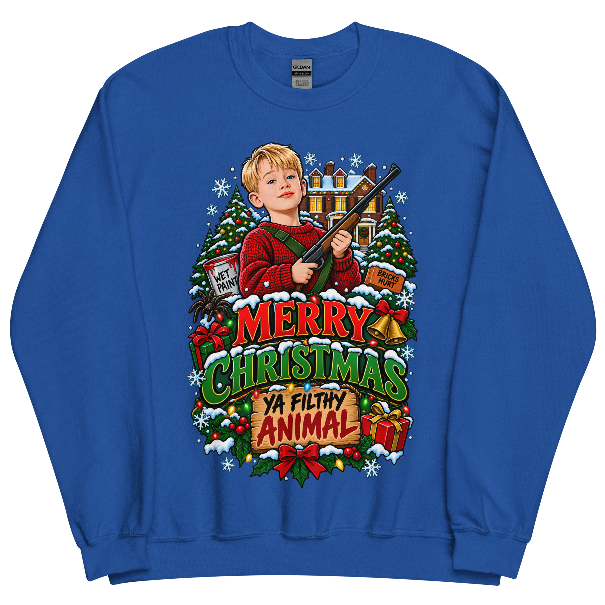 Merry Christmas Ya Filthy Animal Funny Christmas Jumpers