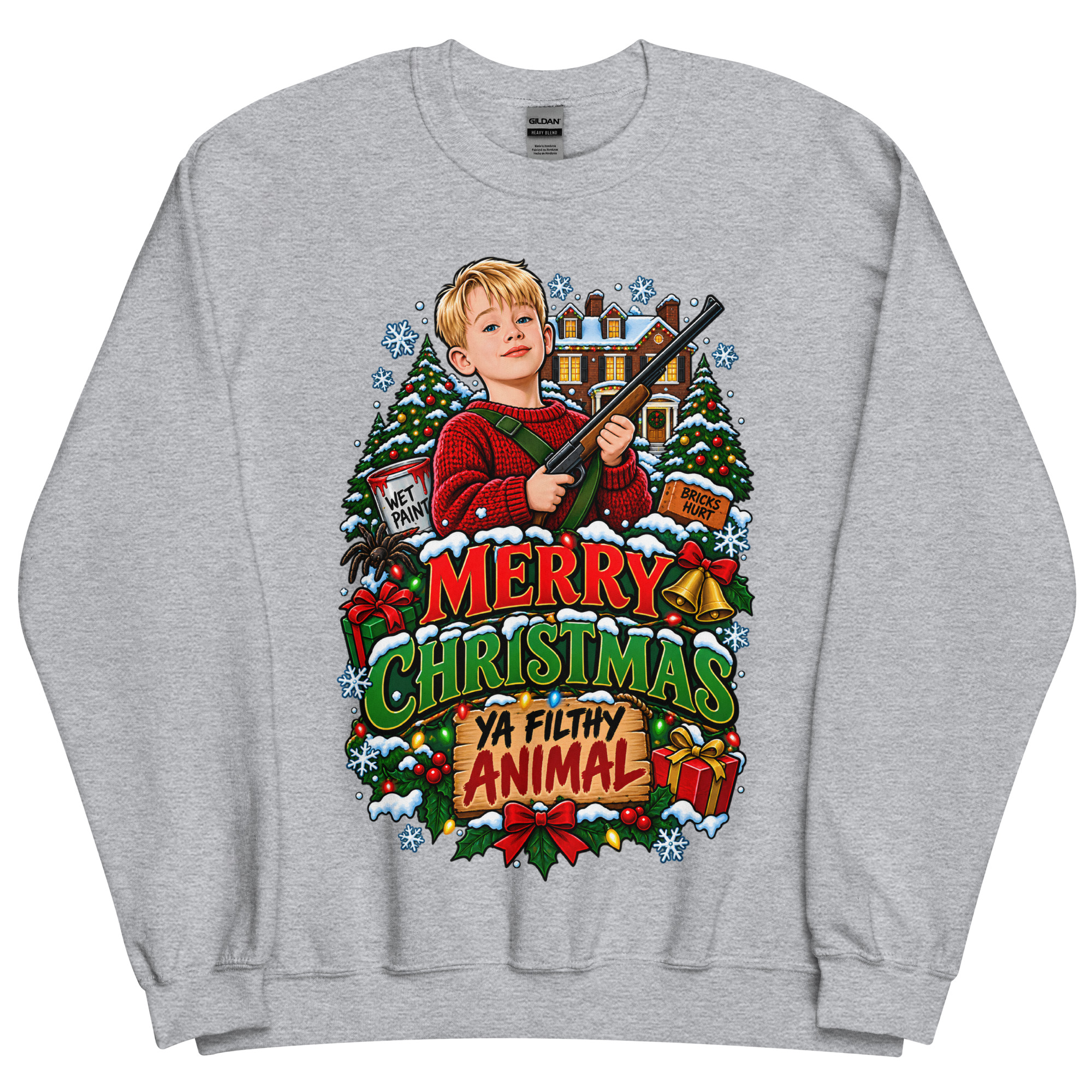 Merry Christmas Ya Filthy Animal Funny Christmas Jumpers