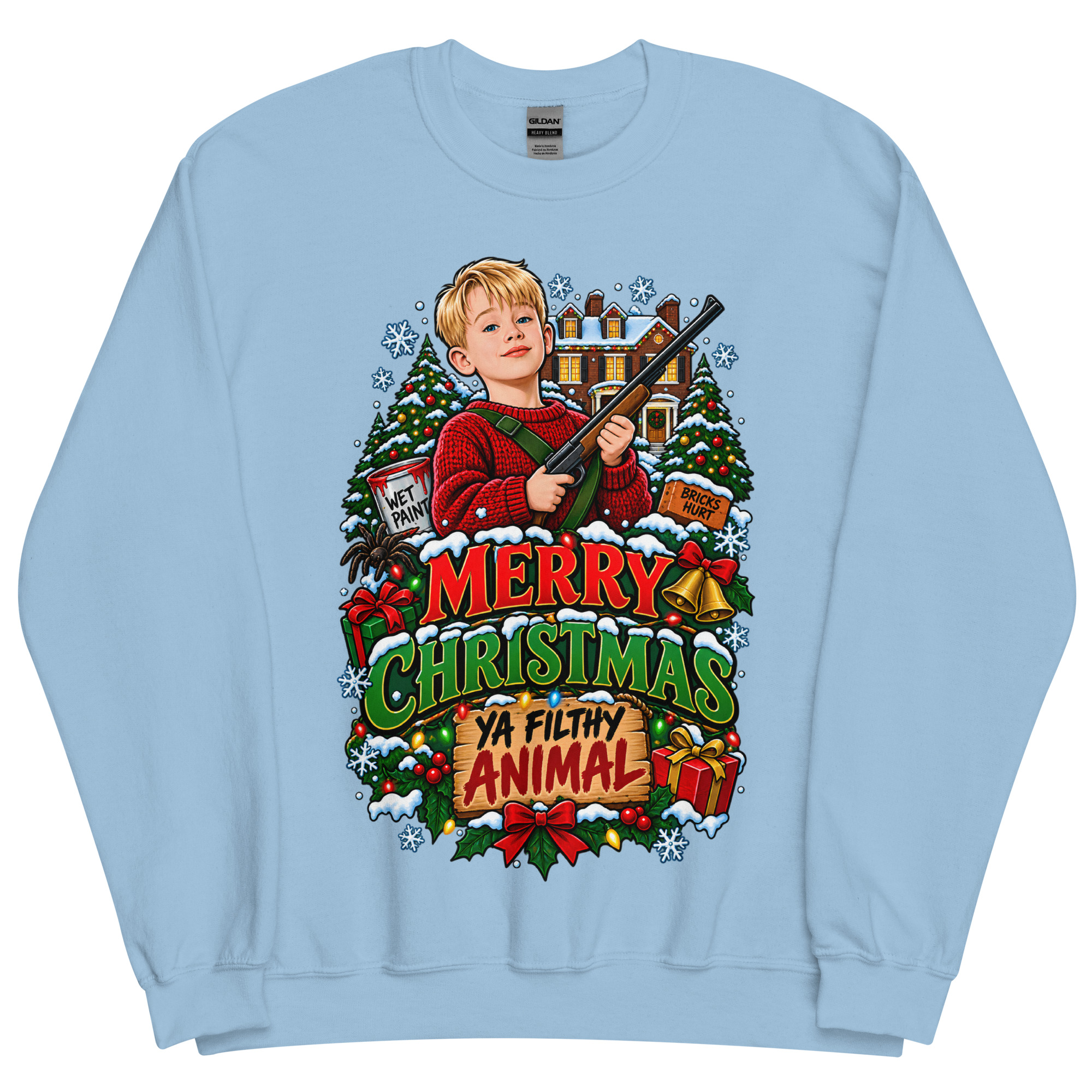 Merry Christmas Ya Filthy Animal Funny Christmas Jumpers