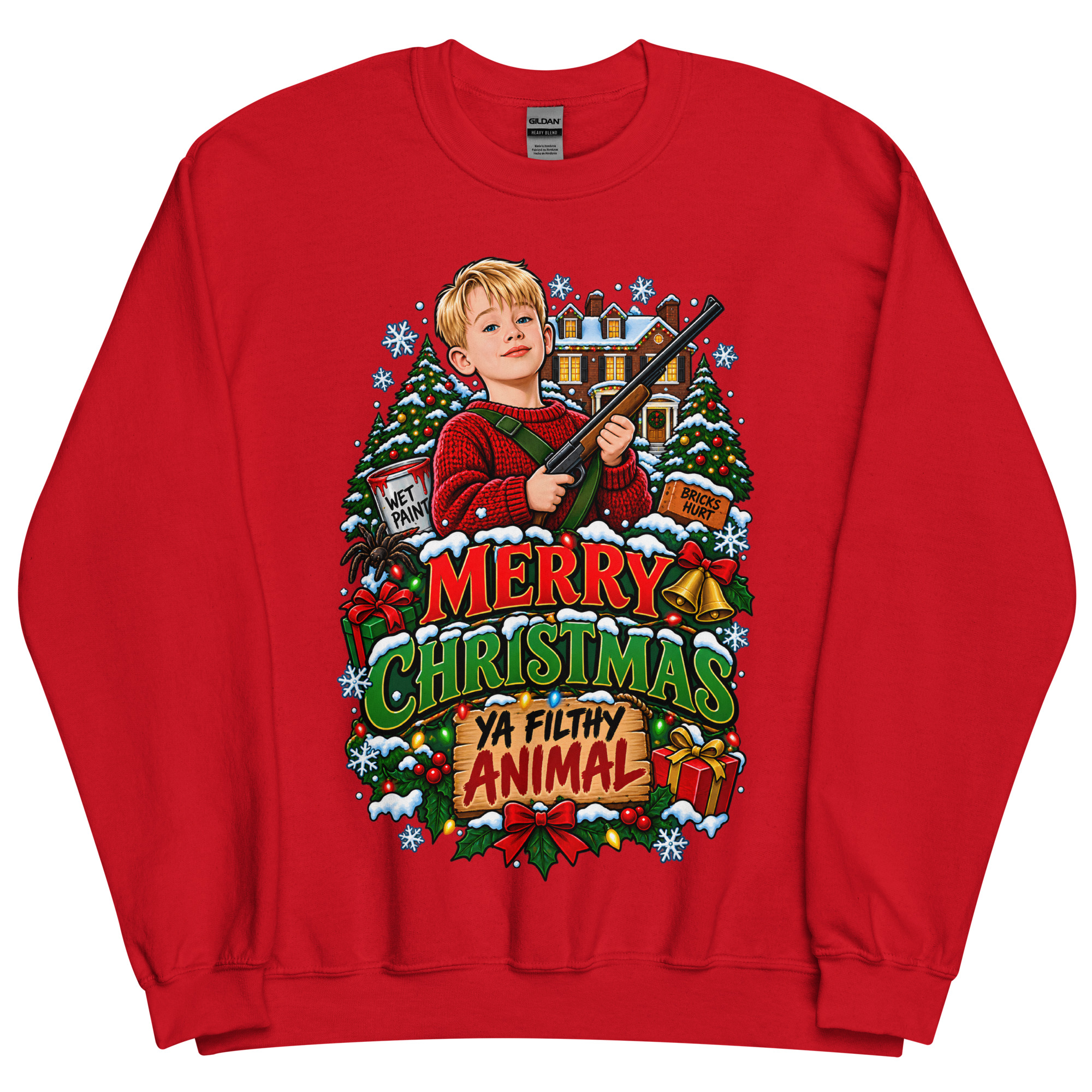 Merry Christmas Ya Filthy Animal Funny Christmas Jumpers