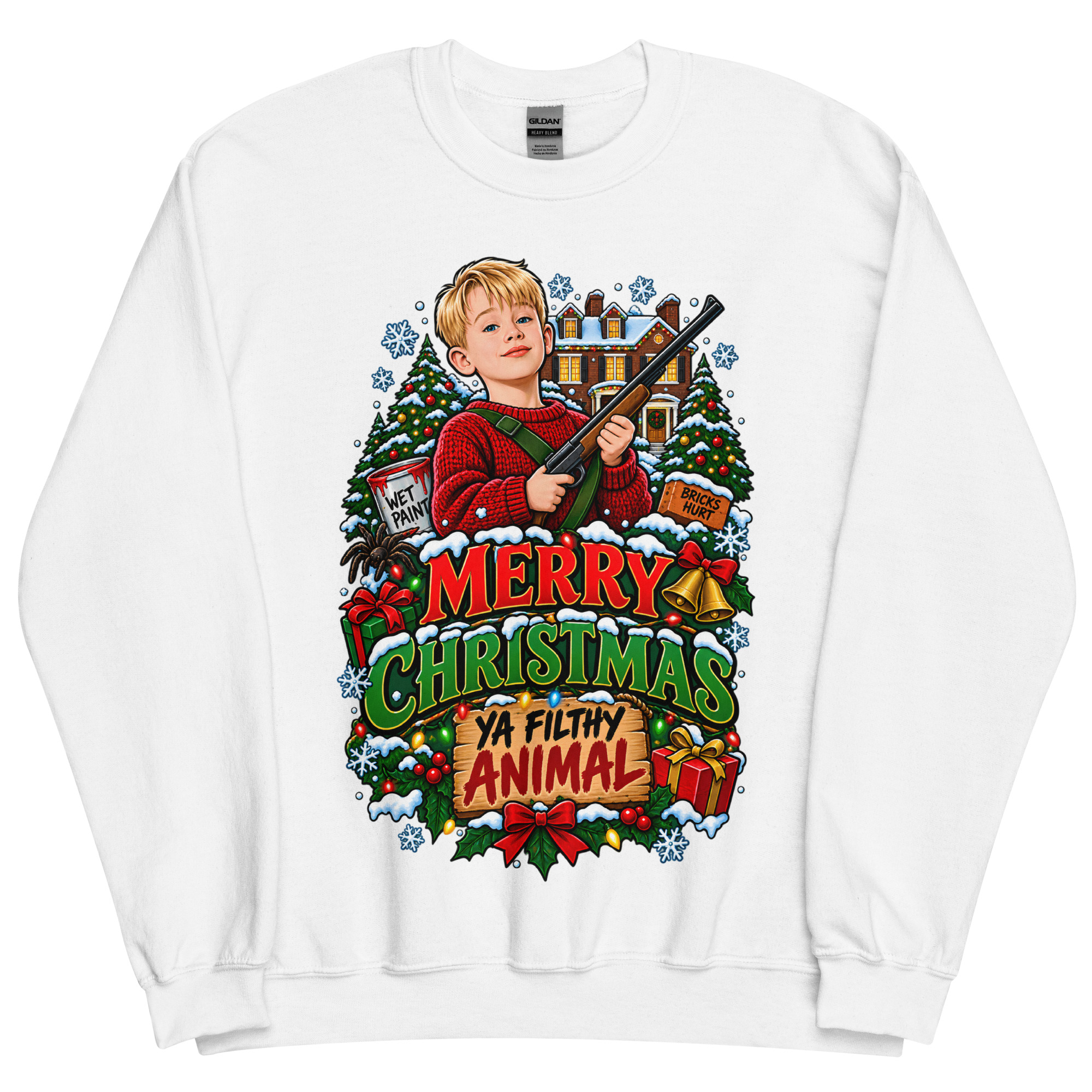 Merry Christmas Ya Filthy Animal Funny Christmas Jumpers