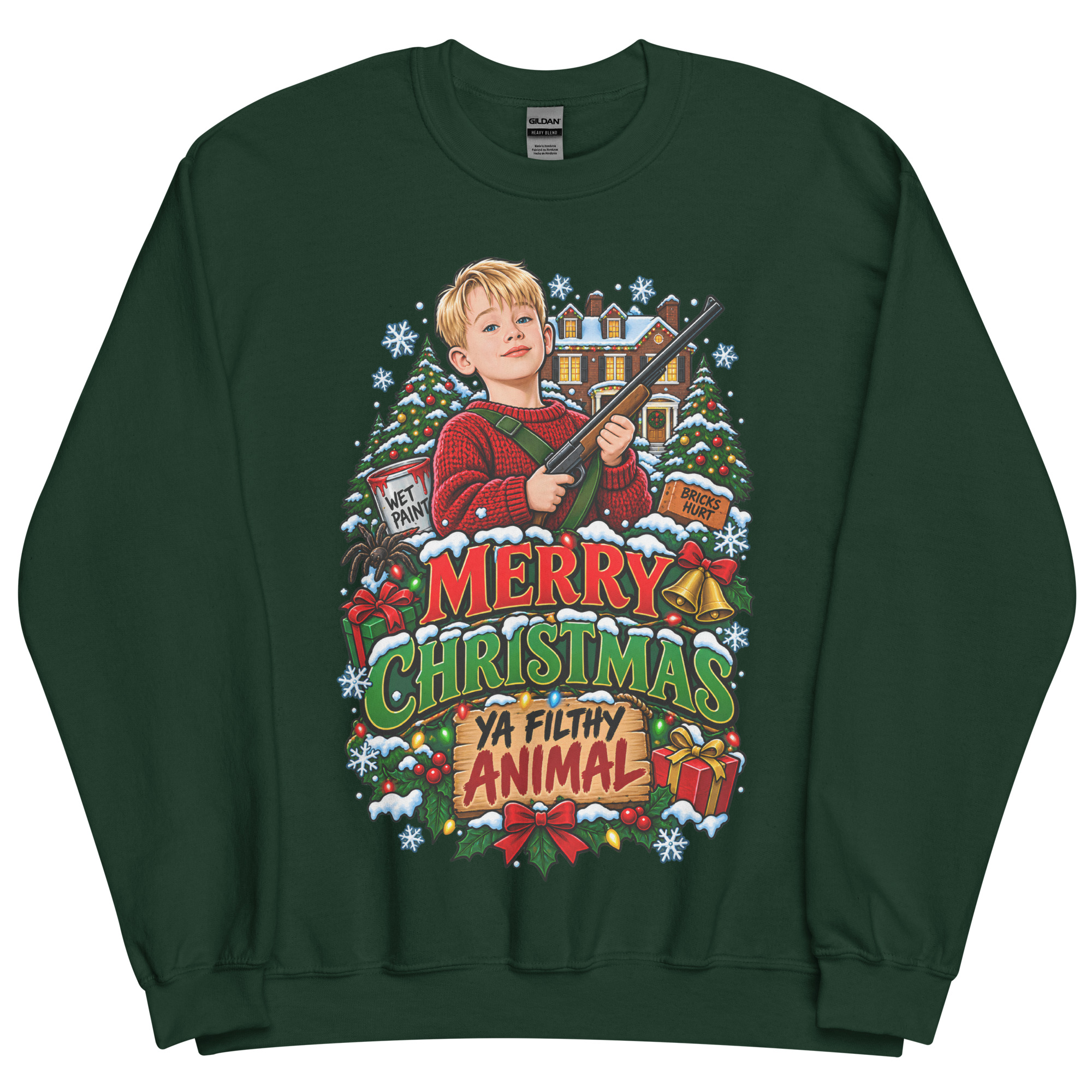 Merry Christmas Ya Filthy Animal Funny Christmas Jumpers