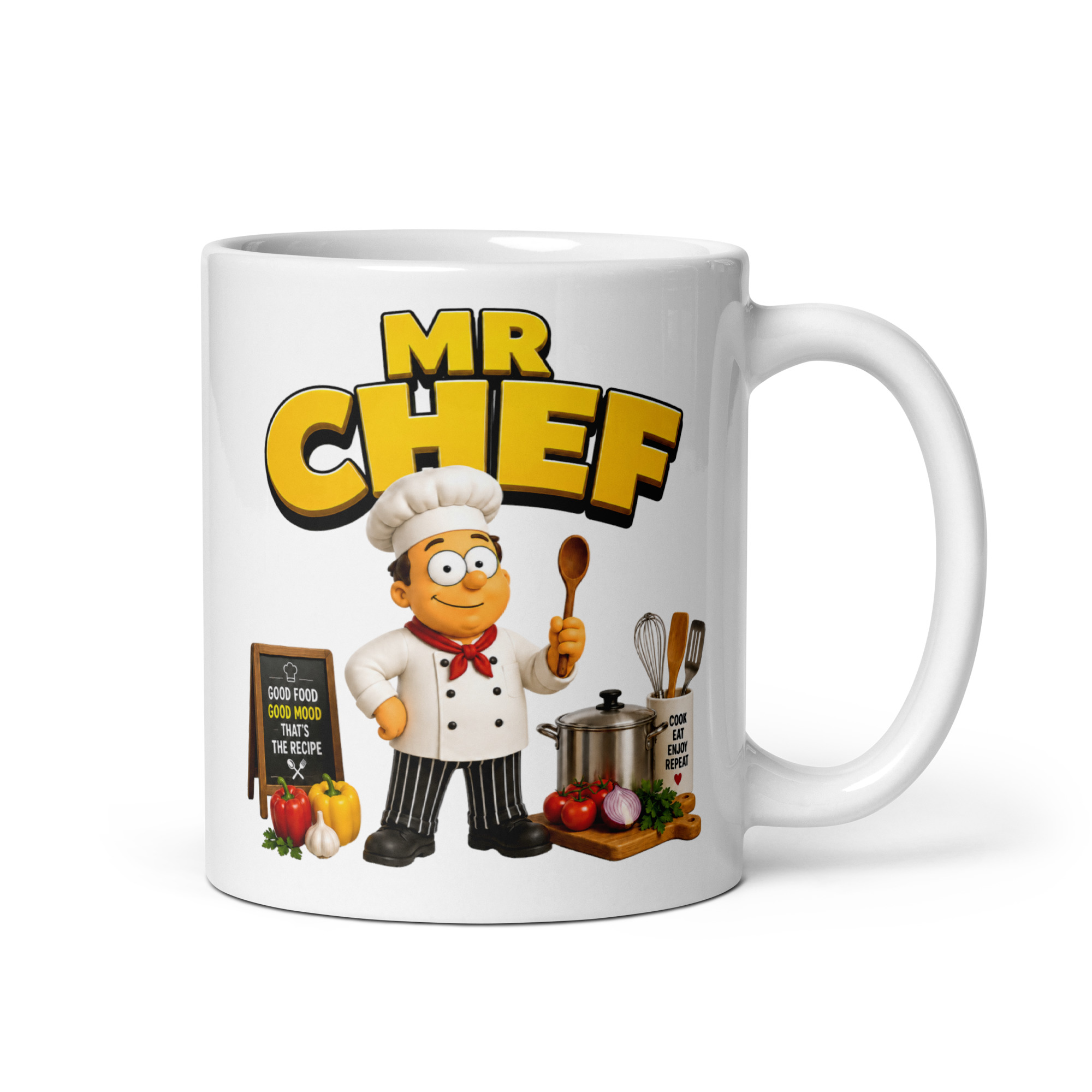 Mr Chef Mug Fun Gift Idea Mugs For Chefs