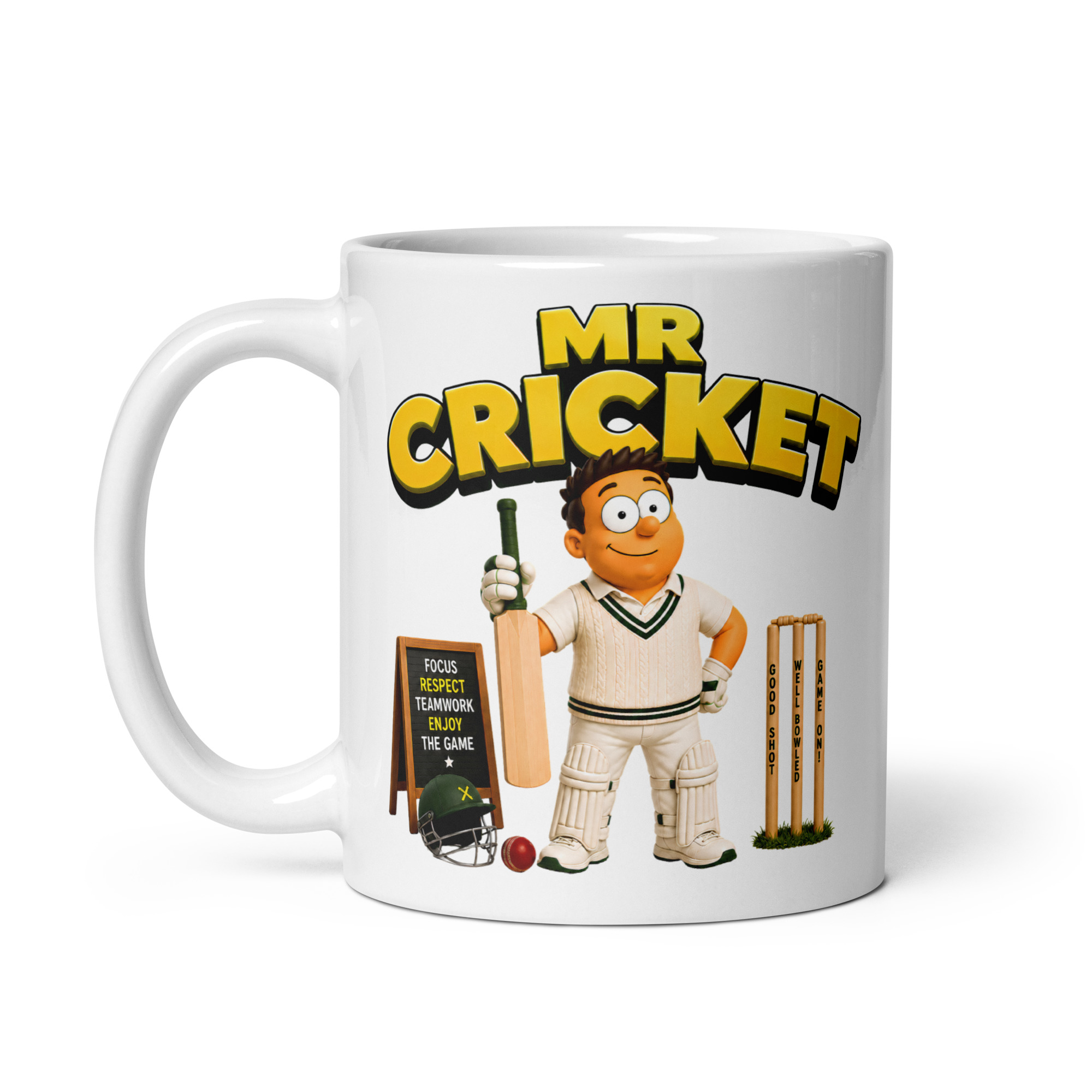 Mr Cricket Mug Fun Gift Idea Mugs For Cricketers
